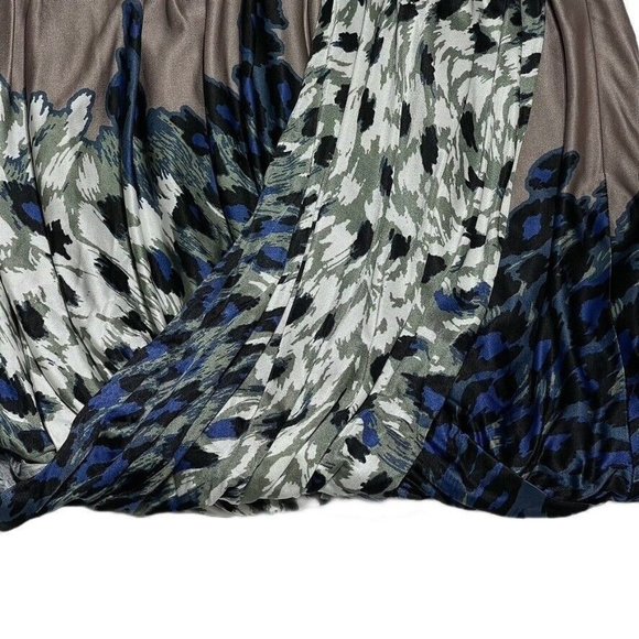 tibi Skirt Bubble Bottom Faux Wrap Multi Color Floral Mini Women's Size S NEW - Picture 10 of 15